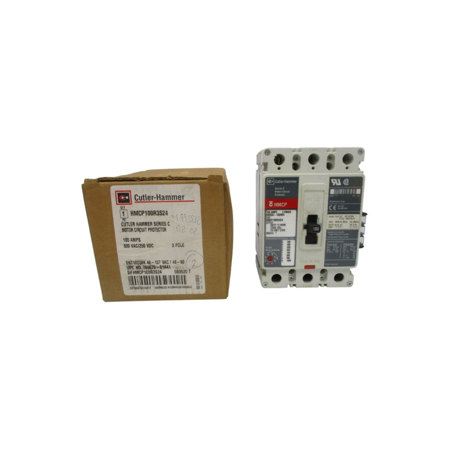 CUTLER HAMMER HMCP100R3S24 600VAC 100A NSMP
