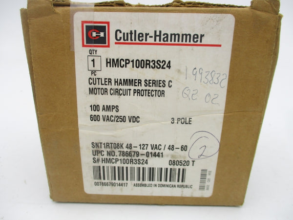 CUTLER HAMMER HMCP100R3S24 600VAC 100A NSMP
