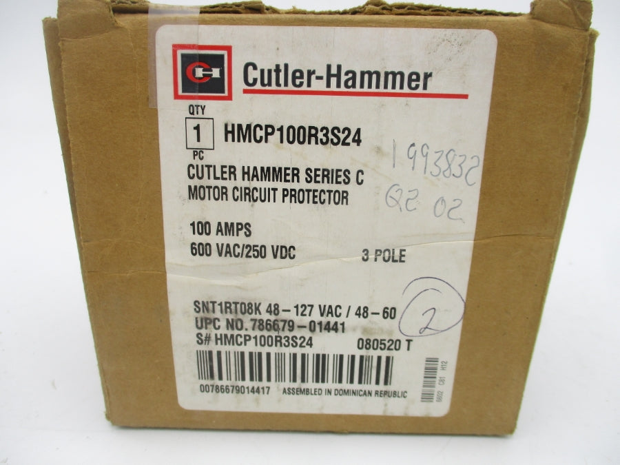 CUTLER HAMMER HMCP100R3S24 600VAC 100A NSMP