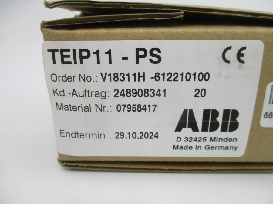 ABB TEIP11-PS V18311H-612210100 40VDC 3-15PSI NSMP