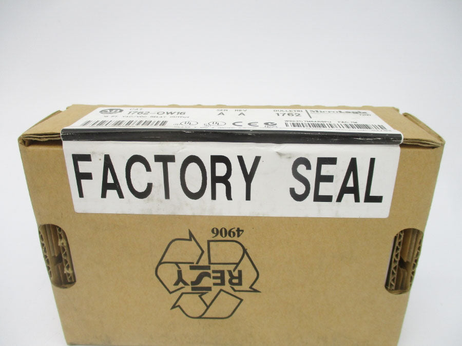 ALLEN BRADLEY 1762-OW16 SER. A DATE: 2003 REV. A (BR/WH) NSFS