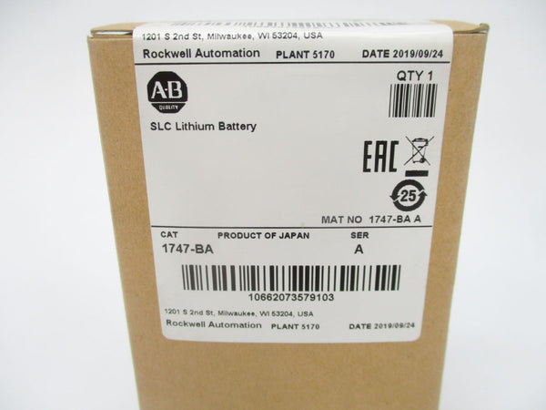 ALLEN BRADLEY 1747-BA SER. A DATE: 2019 (BR/WH) NSFS