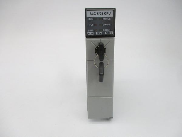 ALLEN BRADLEY 1747-L531 SER. E F/W 8 24VDC (NO BATTERY) (BR/WH) REV. 8 NSMP