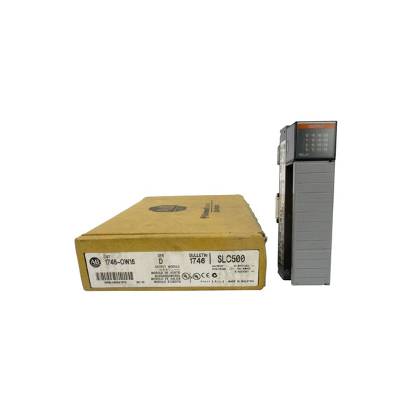 ALLEN BRADLEY 1746-OW16 SER. D DATE: 2010 (BR/WH) NSMP