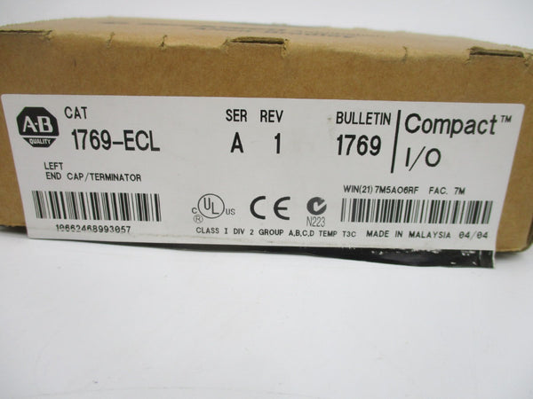 ALLEN BRADLEY 1769-ECL SER. A 24VDC REV. 1 (BR/WH) NSMP