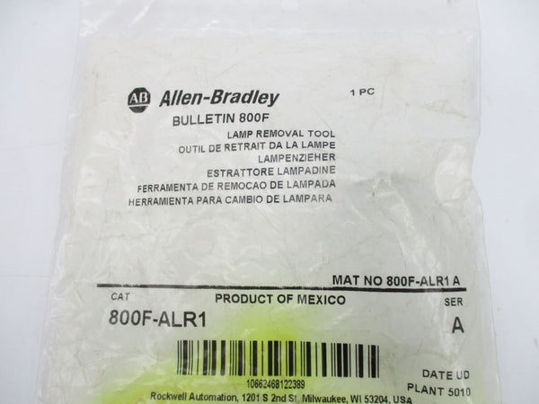 ALLEN BRADLEY 800F-ALR1 SER. A NSMP
