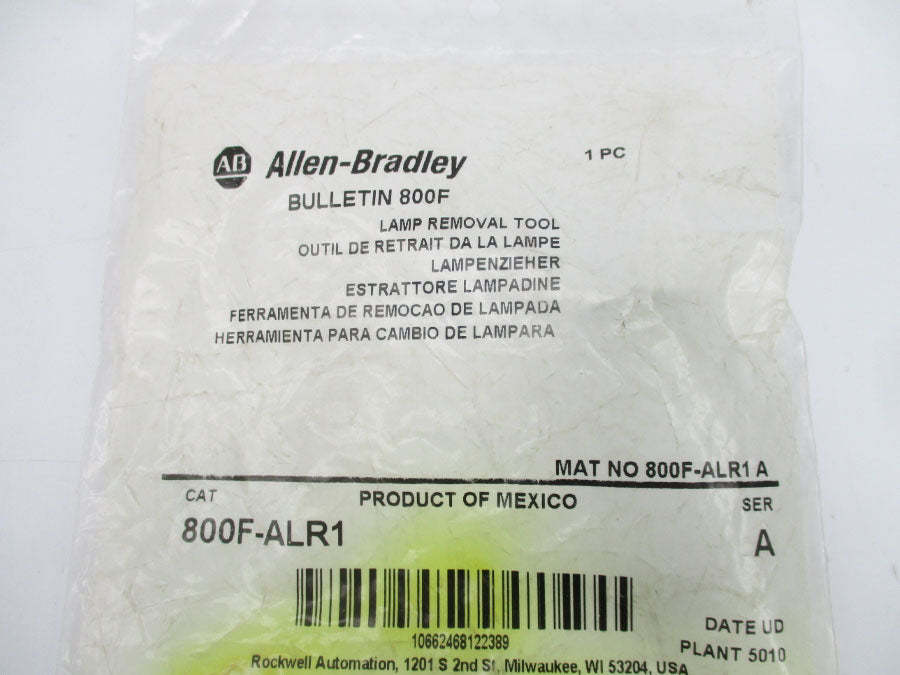 ALLEN BRADLEY 800F-ALR1 SER. A NSMP