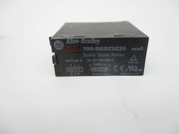 ALLEN BRADLEY 700-SKOZ2Z25 SER. A 5-24VDC (WH) NSMP