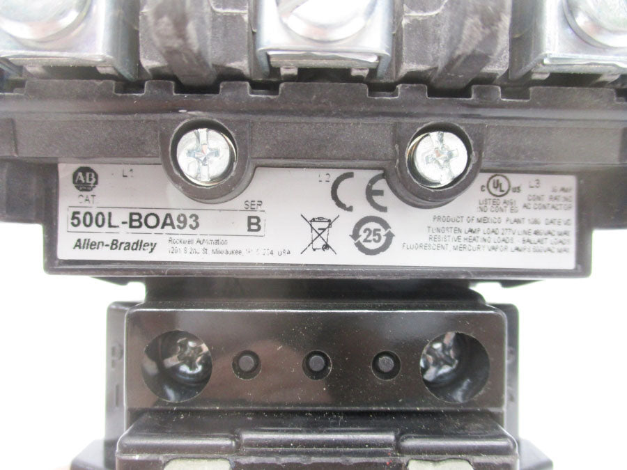 ALLEN BRADLEY 500L-BOA93 SER. B 230-240V 30A (BR/WH) NSMP