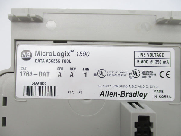 ALLEN BRADLEY 1764-DAT SER. A F/W 1 5VDC REV. A (WH) NSMP