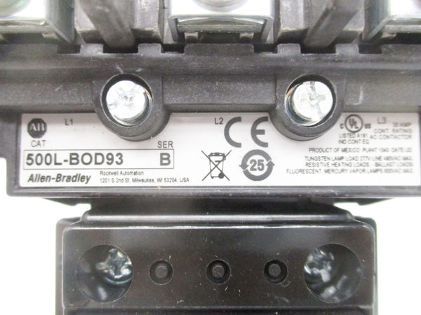 ALLEN BRADLEY 500L-BOD93 SER. B 230-240V 30A (BR/WH) (AS PICTURED) NSMP