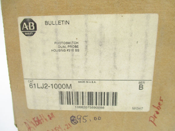 ALLEN BRADLEY 61LJ2-1000M SER. B 250PSI (BR/WH) NSMP
