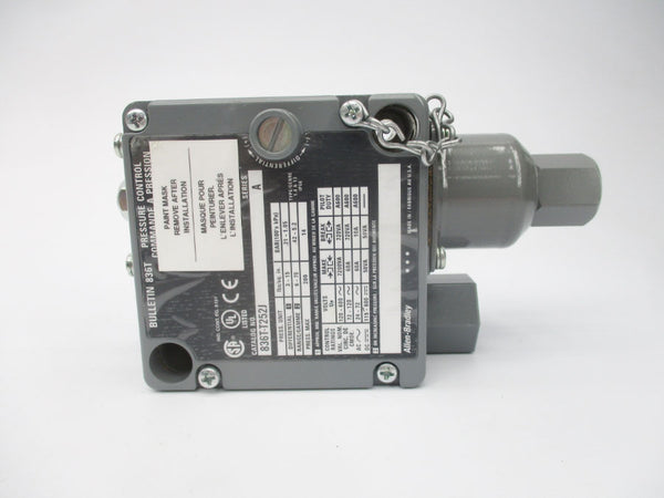 ALLEN BRADLEY 836T-T252J SER. A 120-600VAC 60A 6-75PSI  (BR/WH) NSMP