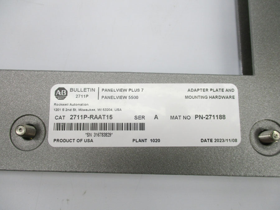 ALLEN BRADLEY 2711P-RAAT15 SER. A (BR/WH) NSMP