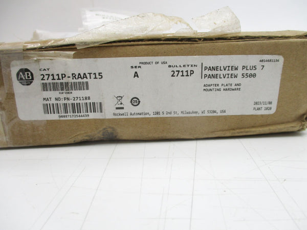 ALLEN BRADLEY 2711P-RAAT15 SER. A (BR/WH) NSMP