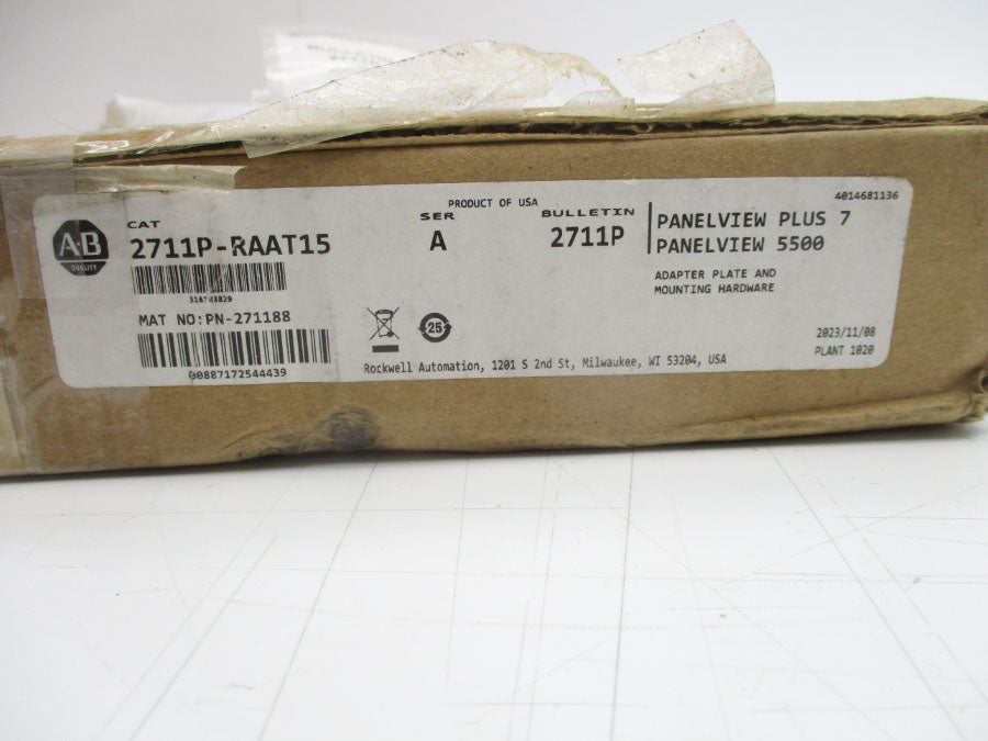 ALLEN BRADLEY 2711P-RAAT15 SER. A (BR/WH) NSMP