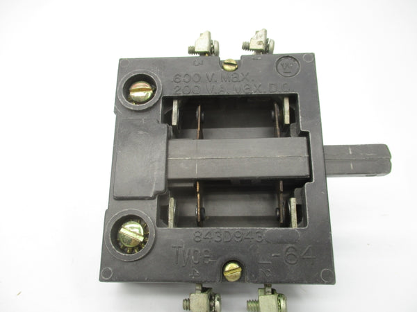 WESTINGHOUSE 843D943G04 L-64 600V NSMP