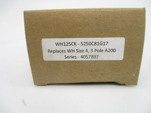WESTINGHOUSE WH125CK-5250C81G17 NSMP