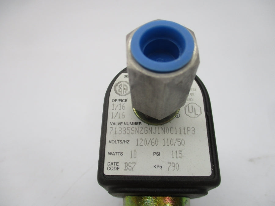HONEYWELL 71335SN2GNJ1N0C111P3 110/120V 115PSI 1/16" NSMP