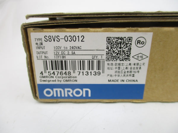 OMRON S8VS-03012/ED2 100-240VAC 0.9A NSMP