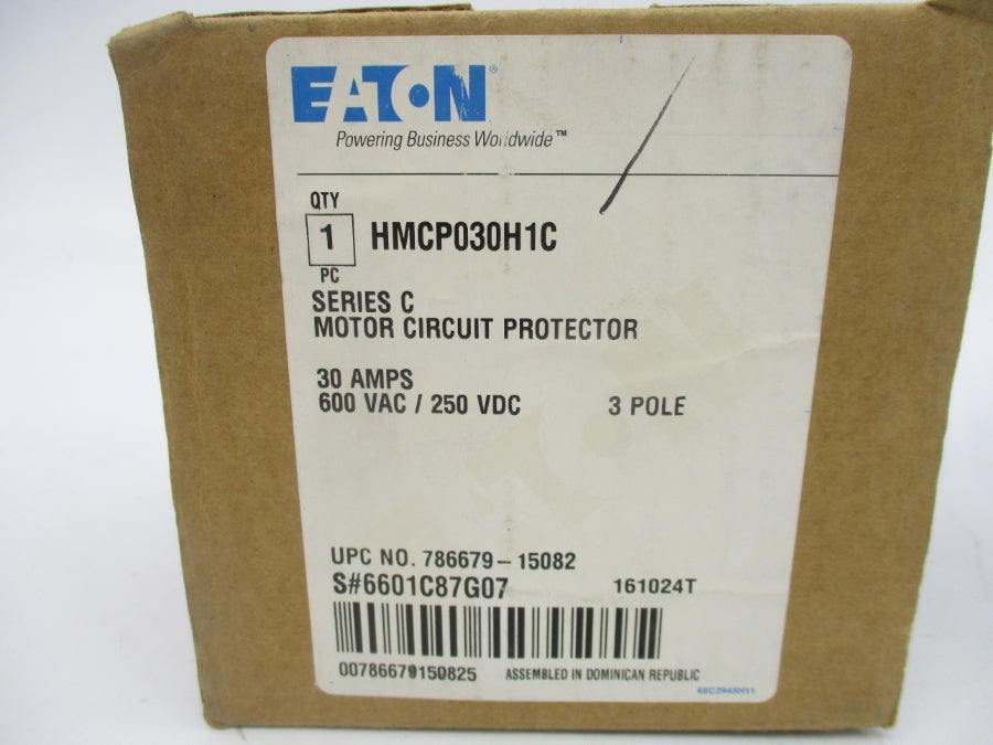 EATON HMCP030H1CA09 SER. C 600VAC 30A NSMP
