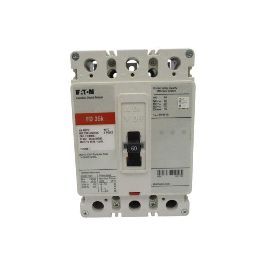 EATON FD3060L 600V 60A NSNP