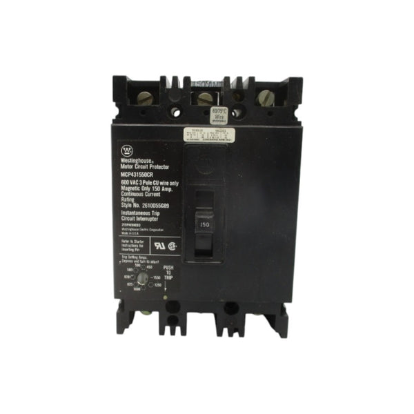 WESTINGHOUSE MCP431550CR 600VAC 150A NSNP