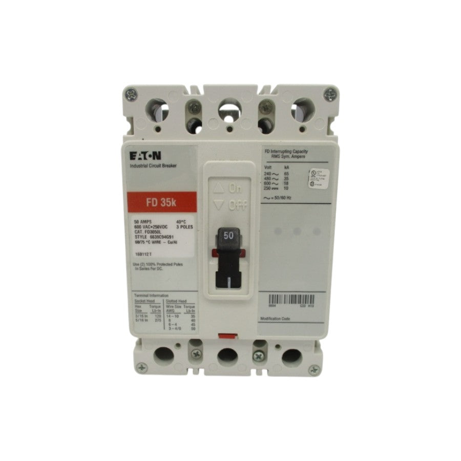 EATON FD3050L 600VAC 50A NSNP