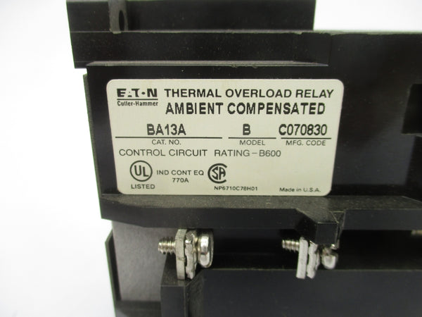 CUTLER HAMMER BA13A NSNP