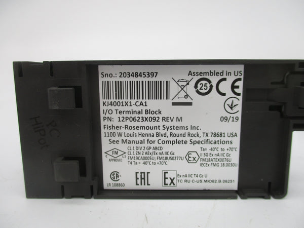 FISHER ROSEMOUNT 12P0623X092 REV. M NSNP
