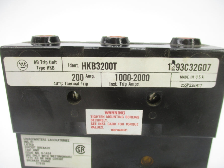 CUTLER HAMMER HKB3200T 200A UNMP