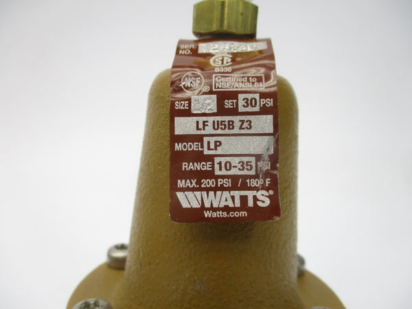 WATTS LFU5BZ3 10-35PSI 1/2" NSMP