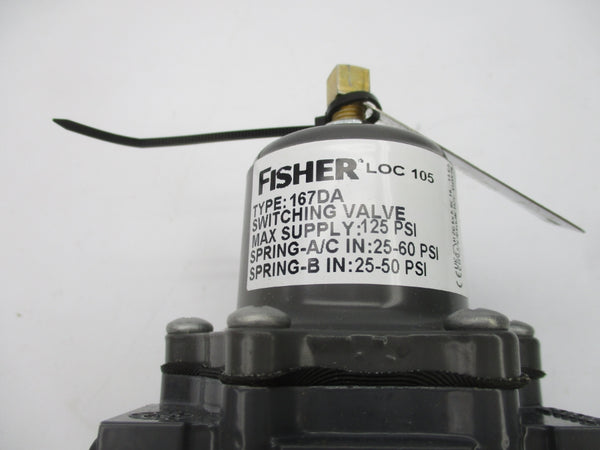 FISHER 167DA-13 167D-2594-181508 26-60PSI 1/4" NSMP