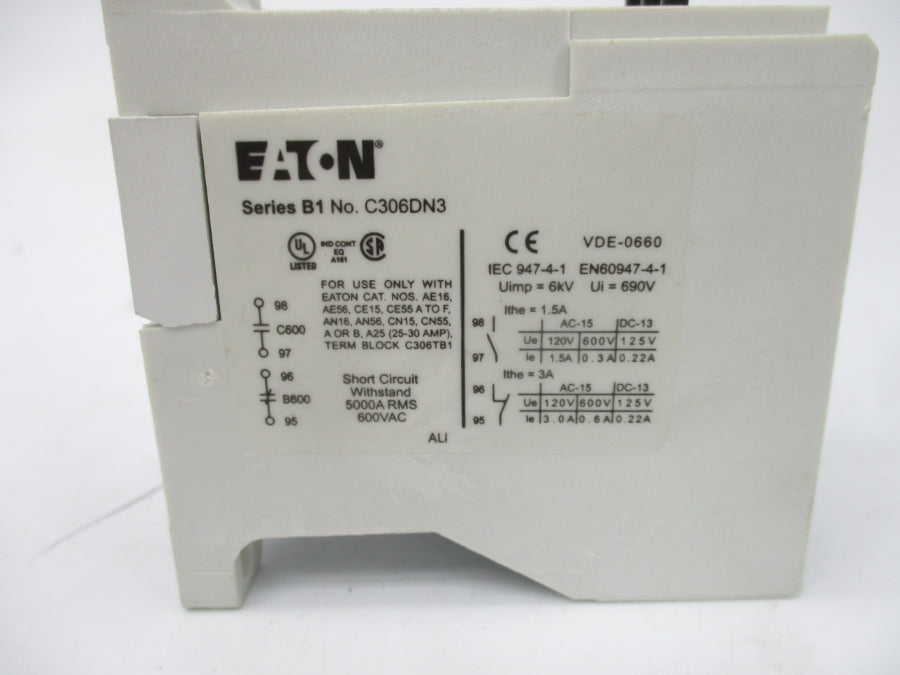 EATON C306DN3B SER. B1 600VAC 32A NSMP