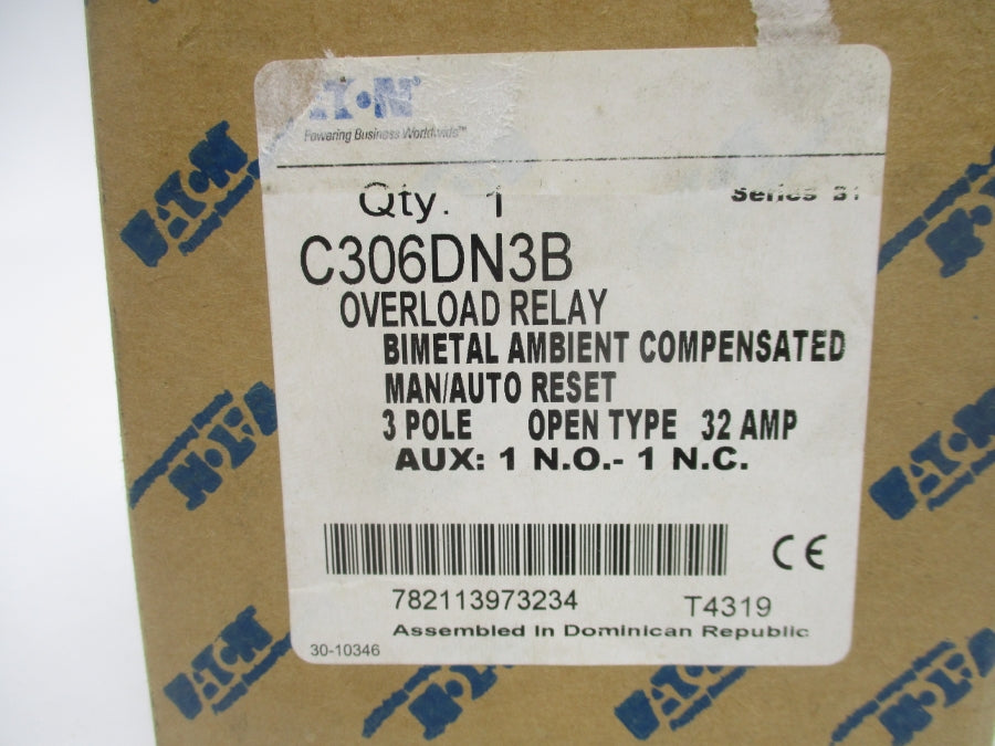 EATON C306DN3B SER. B1 600VAC 32A NSMP