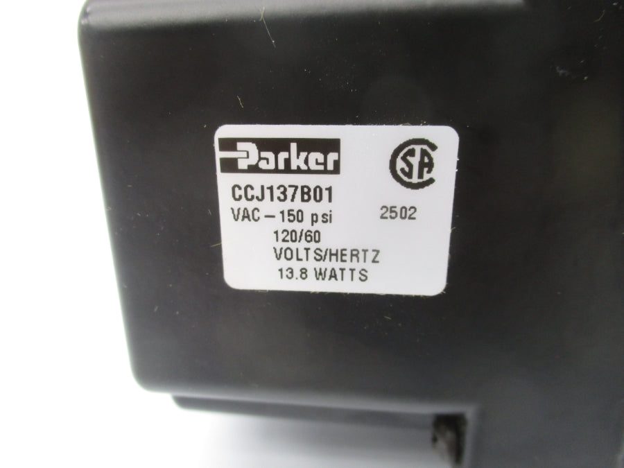 PARKER CCJ137B01 120V 150PSI 3/8" NSMP