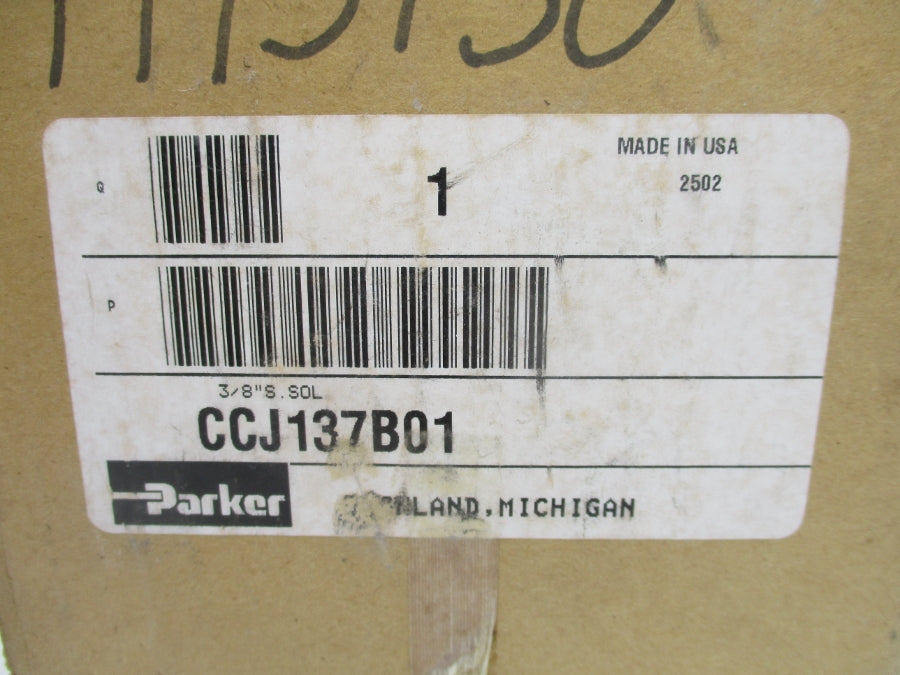 PARKER CCJ137B01 120V 150PSI 3/8" NSMP