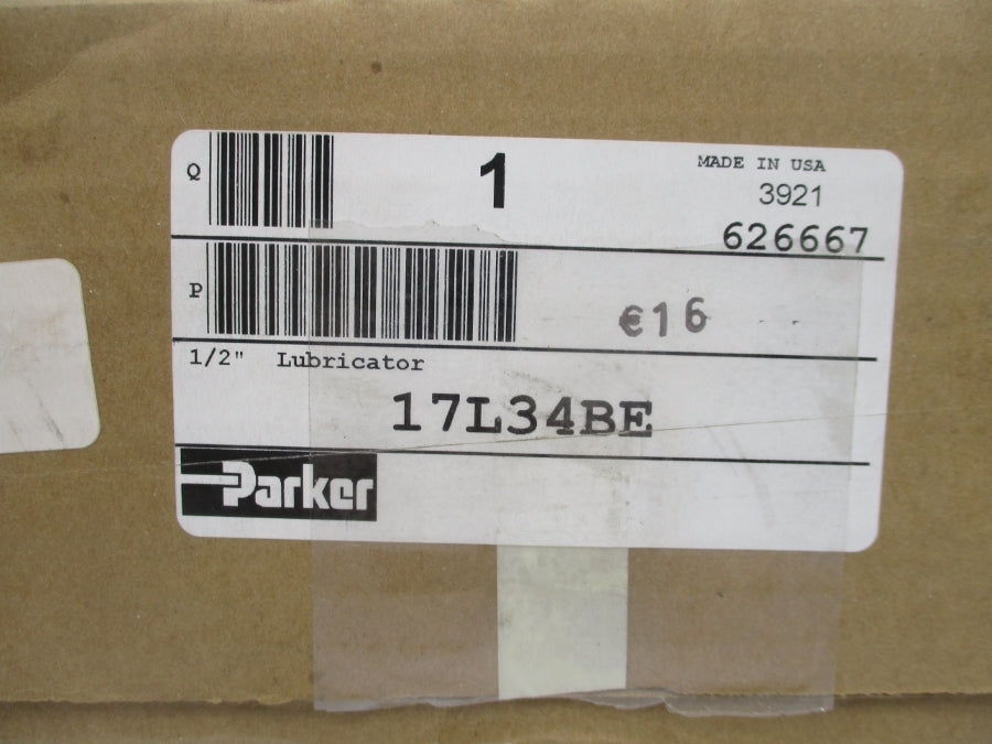 PARKER 17L34BE 250PSI 1/2" NSMP