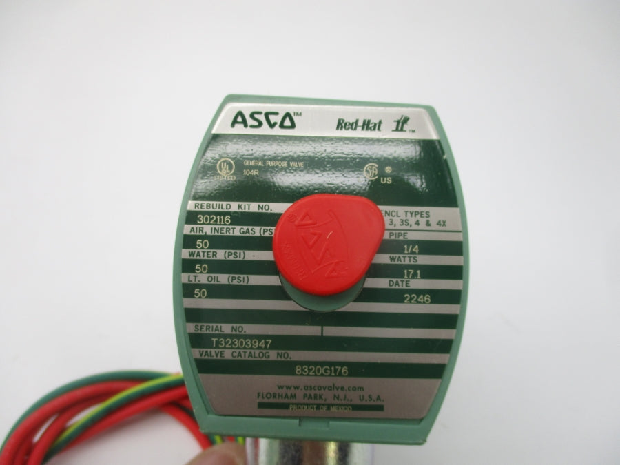 ASCO 8320G176 110/120V 50PSI 1/4" NSMP