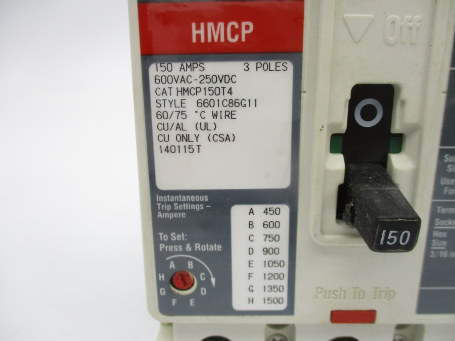 EATON HMCP150T4 600VAC 150A NSMP