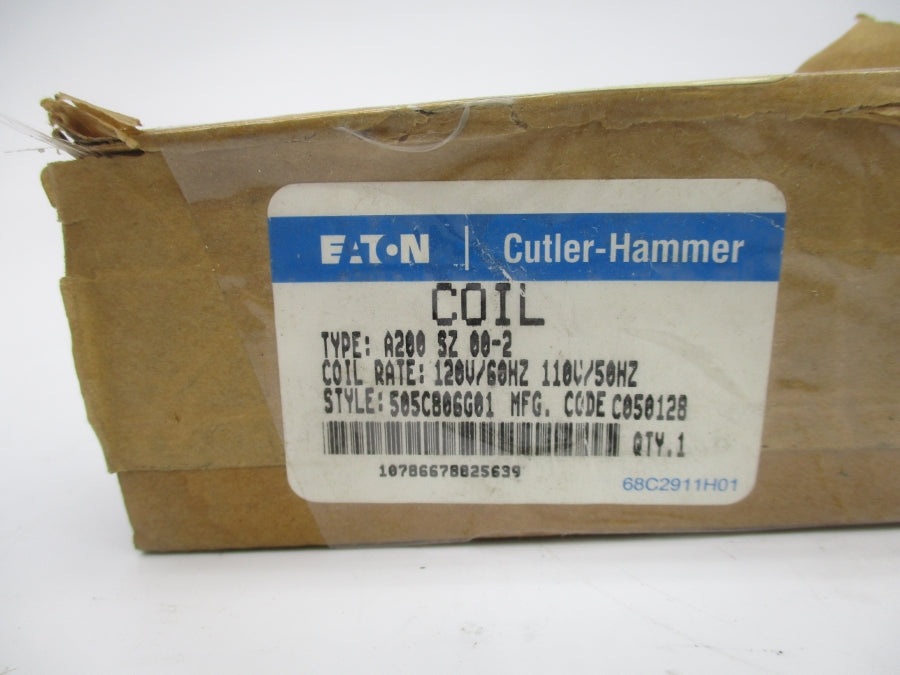 CUTLER HAMMER 505C806G01 A200SZ00-2 110/120V NSMP
