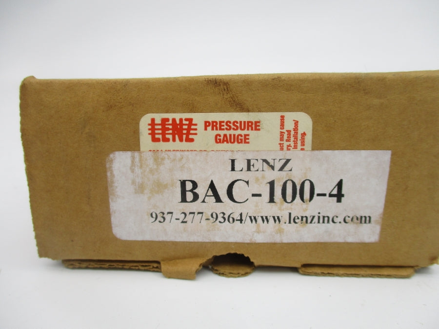 LENZ BAC-100-4 0-100PSI NSMP