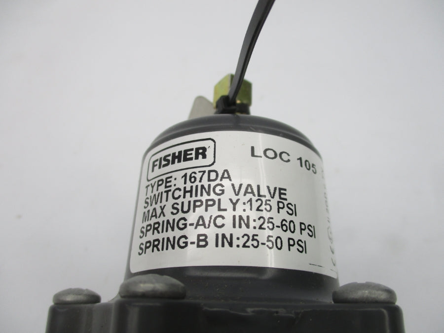 FISHER 167DA-13 167D-2594-181508 26-60PSI 1/4" NSMP