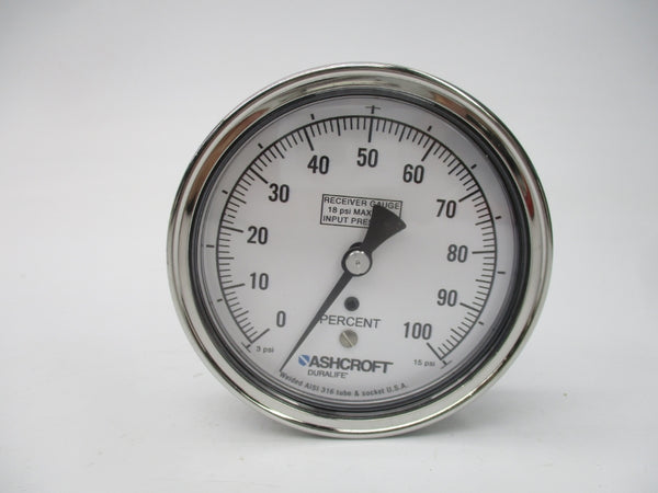 ASHCROFT 35-1009SW-02B-XPRUC-3-15 C 3-15PSI 3-1/2" NSMP