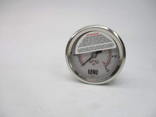 LENZ SS-60-25RC 0-60PSI NSMP