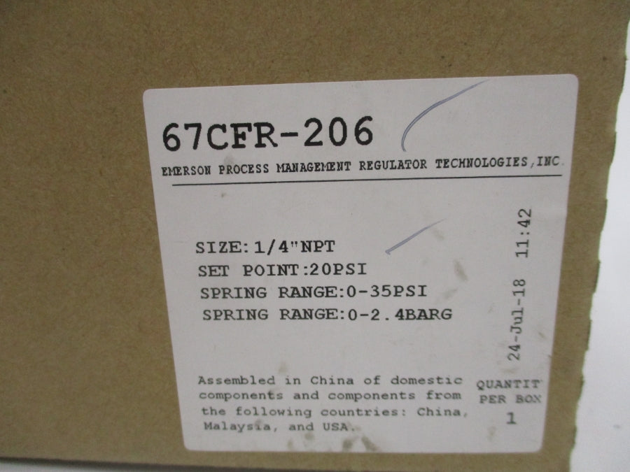 FISHER 67CFR-206 NSMP