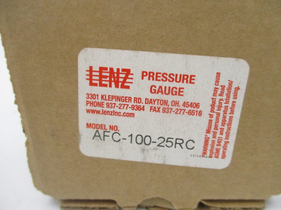 LENZ AFC-100-25RC 0-100PSI NSMP