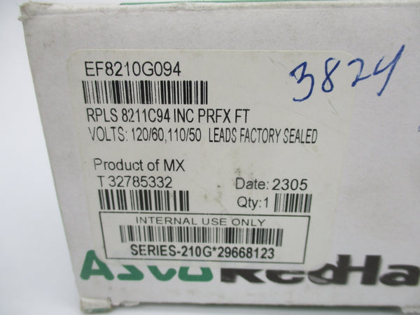 ASCO EF8210G094 110/120V 150PSI 1/2" NSMP
