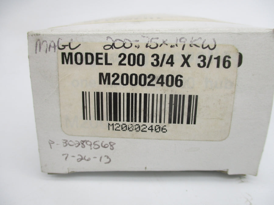 MAGNALOY 200 M20002406 3/4" X 3/16"  NSMP