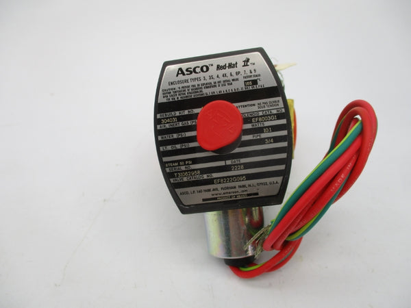 ASCO EF8222G095 110/120V 50PSI 3/4" NSMP